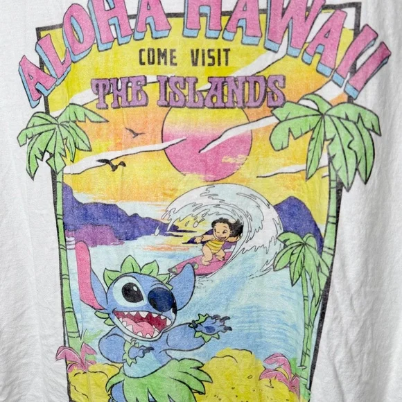 Disney Aloha Hawaii Graphic T-Shirt - Picture 6 of 15
